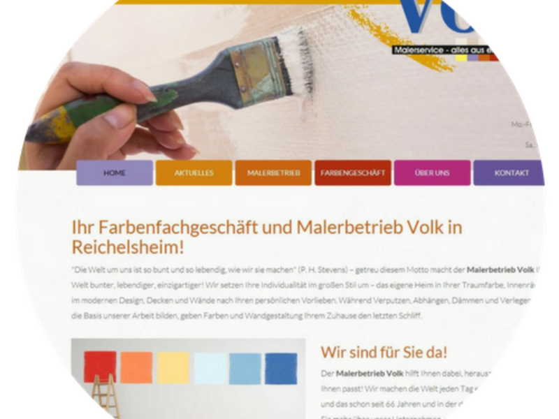 Webtexte - Pressetexte Odenwald - Referenzen Malerbetrieb